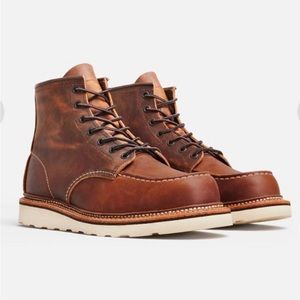 Red Wing CLASSIC MOC MEN'S 6-INCH BOOT IN COPPER ROUGH & TOUGH LEATHER